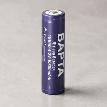 Аккумулятор 18650 BAPTA BP-1080, 2500 mAh, 4,2 В, Li-ion, с защитой (Батарейка 18650)