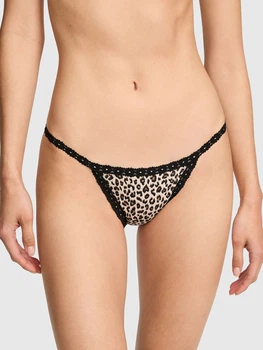 Трусики бикини женские хлопковые Victoria's Secret 10432617 L Леопардовые (1161748520)