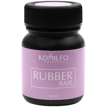 KOMILFO Rubber Base Coat HEMA/TPO free Каучукова база (бочонок), 50 мл