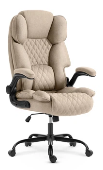 Офісне крісло Hell's Chair HC-1033 Beige тканина до 136 кг