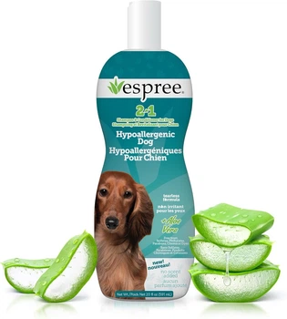 Гипоаллергенный шампунь-кондиционер для собак Espree Hypo-Allergenic Dog Shampoo & Conditioner, 591 мл