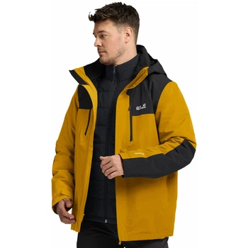Куртка 3 в 1 JASPER PRO 3IN1 JKT M Jack Wolfskin A66293_M0119 56-58 Жовтий (4064886755900)