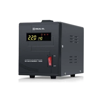 Стабилизатор напряжения REAL-EL STAB ENERGY-500 (EL122400011)