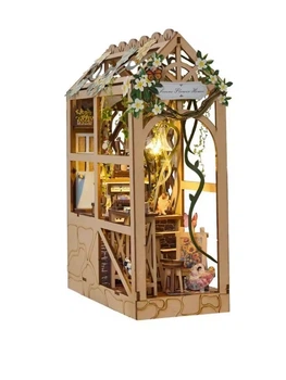 Бук Нук Безтурботний квітковий будинок Book NookSerene Flower House DIY Інтер'єрний конструктор SL-45