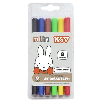 Набор фломастеров YES Miffy 650609 6 цветов 5243037