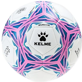 Мяч футбольный KELME Size 5 розово-синий