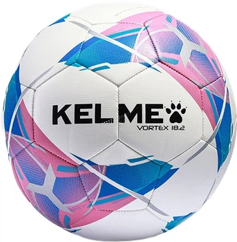 Мяч футбольный KELME Size 5.0 Розово-синий