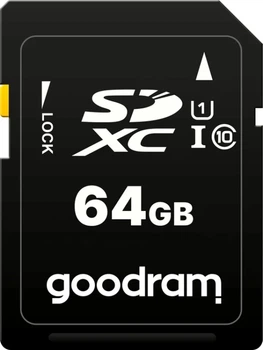 Карта памяти GOODRAM S1A0 SDXC 64 ГБ Class 10 UHS-I (S1A0-0640R12)
