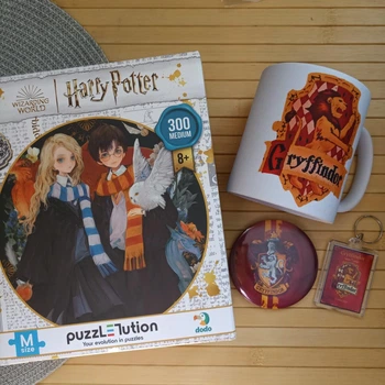 Набор Гарри Поттер Harry Potter пазлы чашка значок брелок 22433