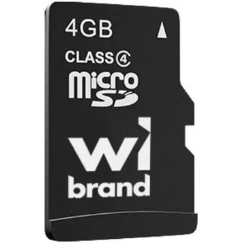Карта пам'яті microSDHC Wibrand 4Gb class 4