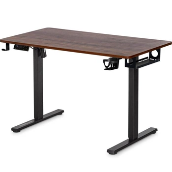 Стіл з електрорегулюванням висоти "PowerDesk Lite XL" Mealux EVO-202 Lite Walnut/B, Walnut