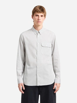 Рубашка хлопковая мужская Armani Exchange 626388726 M Белая (1161217669)