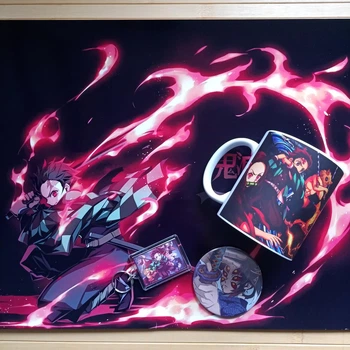 Набор Клинок рассекающий демонов Kimetsu no Yaiba Клинок який знищує демонів 4 предмета 22119