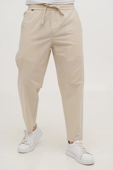 Штани slim fit Trend Collection 369 бежевий 2XL