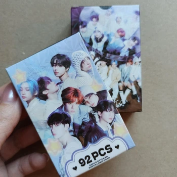 Ломо карти Стрей кідз (блакитні) Lomo cards Stray Kids Rock star 60 карток +32 стікери 4645