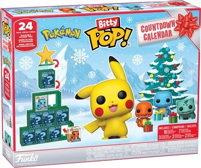 Kalendarz adwentowy Funko Bitty POP! Countdown Calendar: Pokemon 2.3 cm 24 szt 92307 (889698923071)