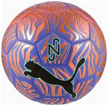 Мяч футбольный Puma Neymar JR Graphic Ball фиолетовый, оранжевый Уни 4