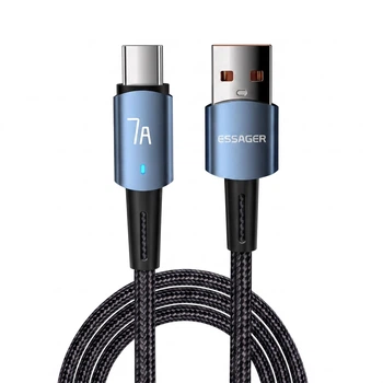 Кабель Essager Sunset USB-A – Type-C 100W 7A, швидка зарядка QC, 2 м