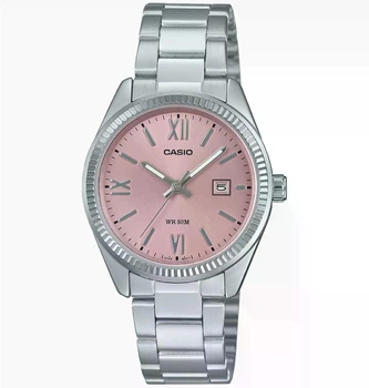 Женские часы Casio LTP-1302DD-4A1 розовые 50 м