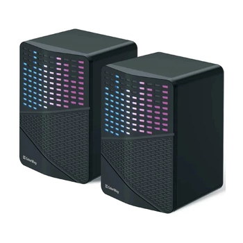 Акустическая система ColorWay SoundWave 2.0 RGB USB Black (CW-SPU06BK)