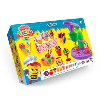 Детский игровой набор тесто для лепки Фабрика мороженого MASTER DO (TMD-06-01U)