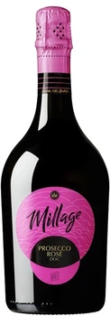 Вино игристое Millage Prosecco Spumante Rose DOC Brut розовое брют 0,75л 11%