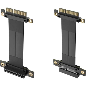 Райзер ZHENWEI PCIe 3.0 x4 разъем 90° вниз, 5 см