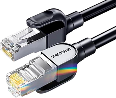 Патч-корд Shengwei LC-1250G Cat 6 1 Гбіт/с 50 м Чорний