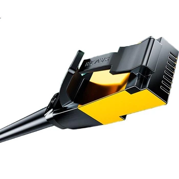 Патч-корд SAMZHE Cat 7 экранированный 10 Гбит/с 45 м Черный (RJ7450H)