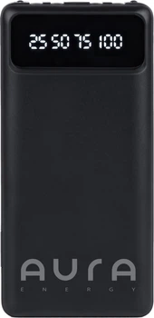 УМБ повербанк AURA NRG10 10000 mAh Black (PBANRG10B)