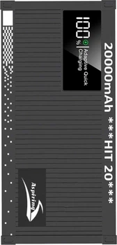 УМБ Aspiring Hit 20 20000 mAh 22.5W QC/PD Black (PPHT.H02)