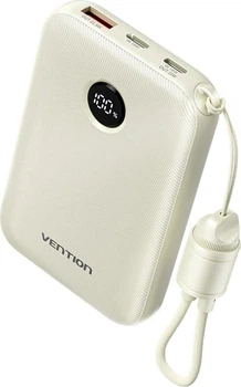 УМБ Vention 10000mAh 22.5W Fast Charging Beige (FKAN0-C)