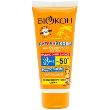 Биокон СС-крем детский для безопасного загара SPF50+, 90 мл 5237988