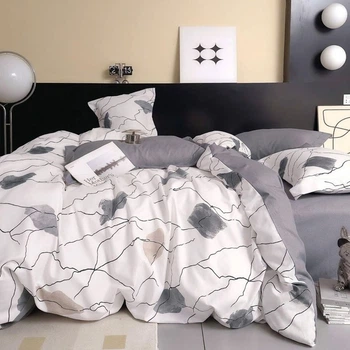 Постельное белье евро из фланели Mallory Home Print 10 21959 200х230 см