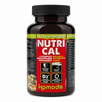 Мультивитаминная добавка Komodo Nutri-Cal 150 г с кальцием D3 и витаминами для рептилий и амфибий