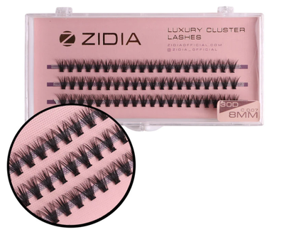 ZIDIA Cluster lashes Вії пучкові 30D C 0,07х8 mm, 3 стрічки