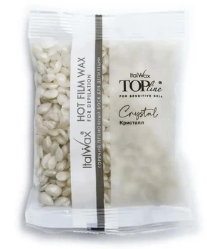 ItalWax TOP Formula Гарячий віск в гранулах КРИСТАЛ, 100 г