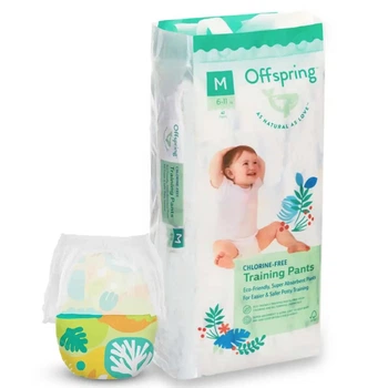 Підгузки-трусики дитячі Offspring Розмір M 6-11 кг 42 шт. в упаковці, Ліс