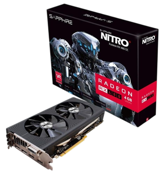 Відеокарта AMD Radeon RX 480 4GB Sapphire Nitro+ OC (11260-02) Б/В