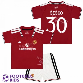 Футбольная форма для детей Manchester United ŠEŠKO 30 Манчестер Юнайтед 2026-2027 Home 145-155 см (set4785-139085-4)