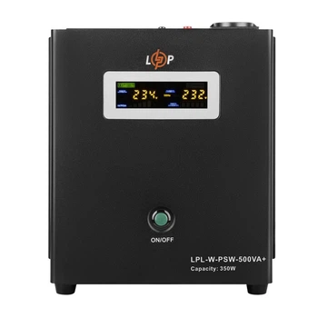 ИБП с правильной синусоидой LogicPower LPL-W-PSW-500VA+ (350Вт)