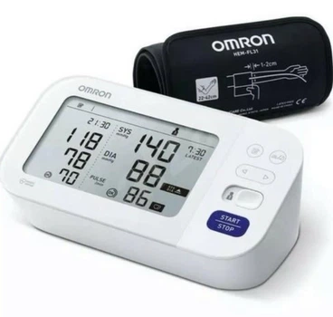 Тонометр автоматический OMRON M6 Comfort HEM-7360-E из AFib, манжета 22–42 см, память 2×100