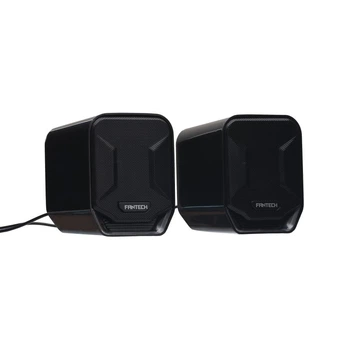 Компьютерные колонки Fantech GS202 Sonar, 2.0, 2×3 Вт, 45 мм, USB + AUX 3.5 мм, RGB-подсветка, 80×80×100 мм