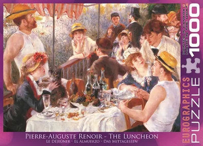 Puzzle EuroGraphics Śniadanie wioślarzy Pierre Auguste Renoir 1000 elementów 6000-2031 (628136620314)