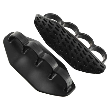 Накладки на долоні грипси Gym Grips силіконові, 2 шт., чорні TA-5980