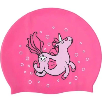 Шапка для плавания Aqua Speed KIDDIE Unicorn 6880 розовый Дит OSFM (Оriгинал)