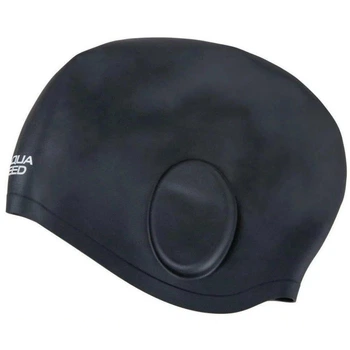 Шапка для плавания Aqua Speed EAR CAP VOLUME 604755 черный OSFM 284-07 (Оriгинал)