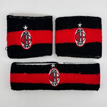 Набір напульсник та пов'язка на голову AC Milan GH-303