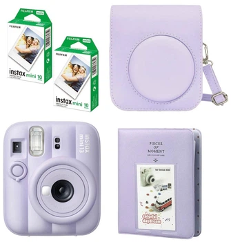 Набор Fujifilm INSTAX Mini 13 Dreamy Purple фотокамера мгновенной печати / картриджи фотобумага 20 фото / чехол / альбом 64 фото