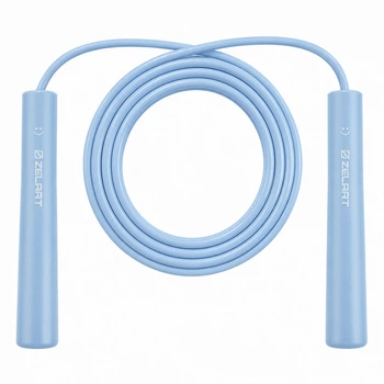 Скакалка скоростная с подшипником и PVC жгутом Zelart FI-2329 Голубой, длина 2,75 м, ø5 мм